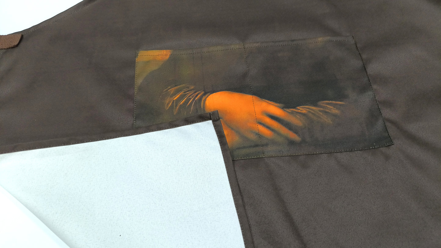 Mona Lisa's Smile Museum cultural and creative apron