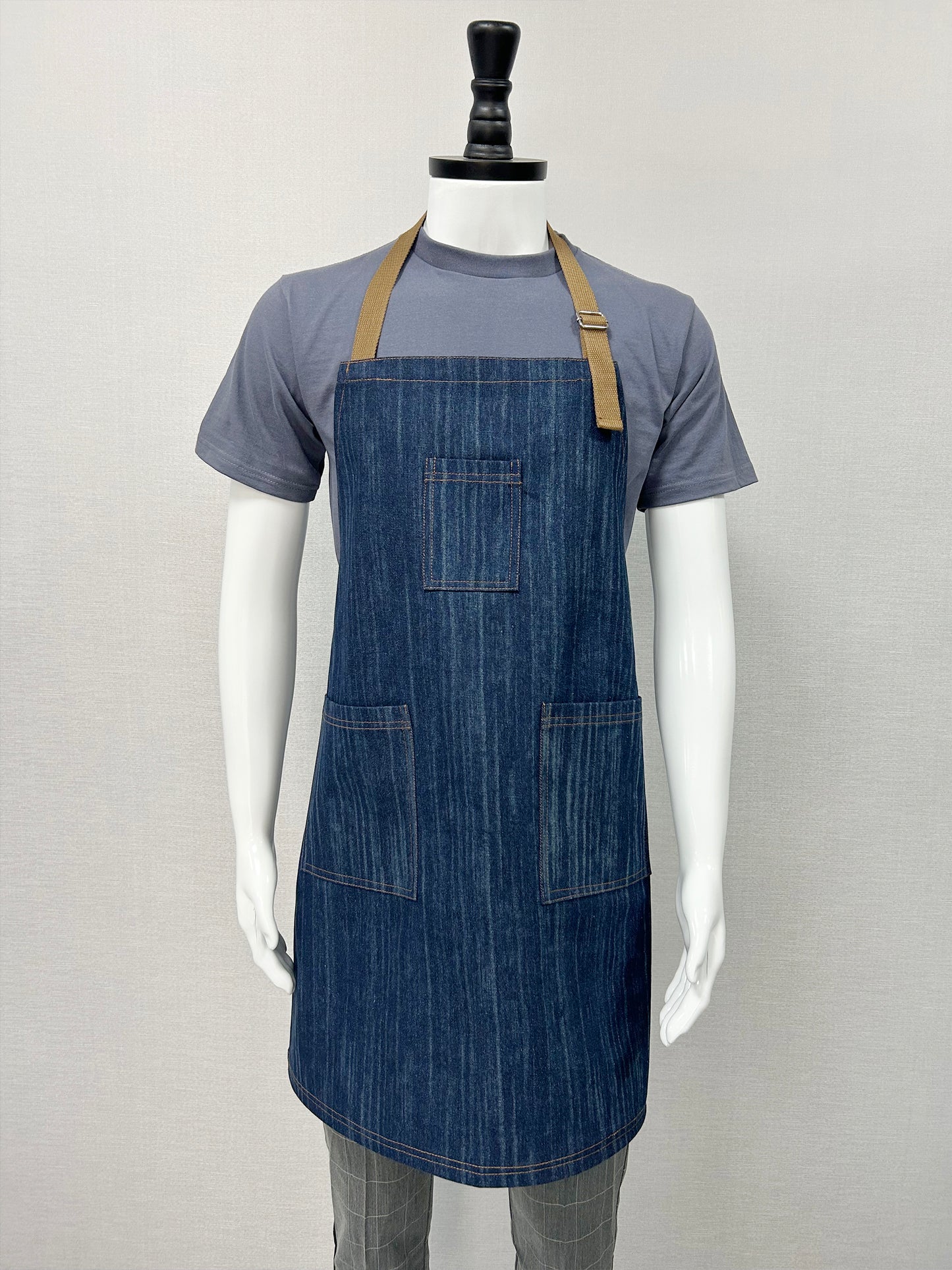 Custom Logo Denim Apron for Adults