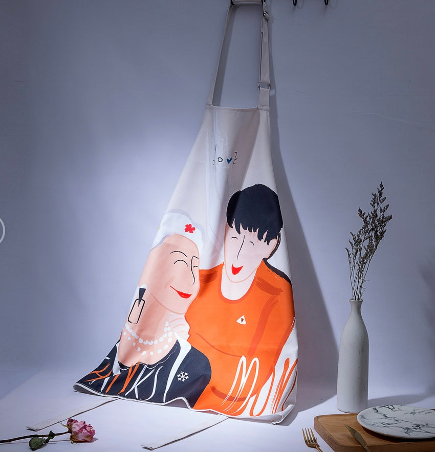 Mother's Day gift apron-Portrait