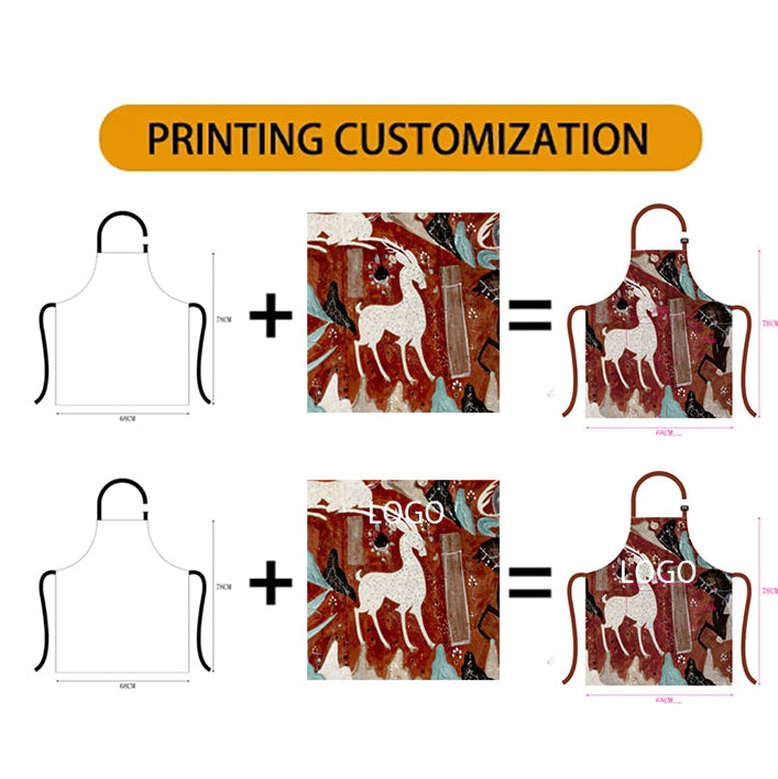 wholesale custom kitchen apron customized according to any pictures