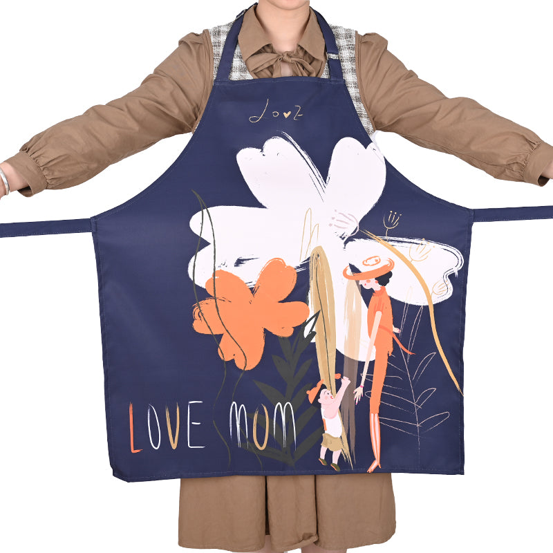 Mother's Day gift apron-flowers