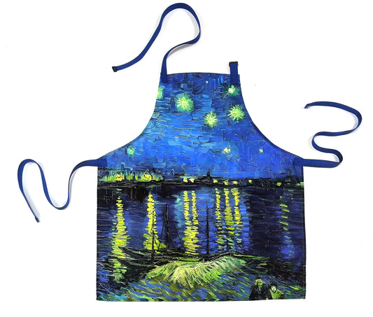 Original Starry Night cultural and creative apron