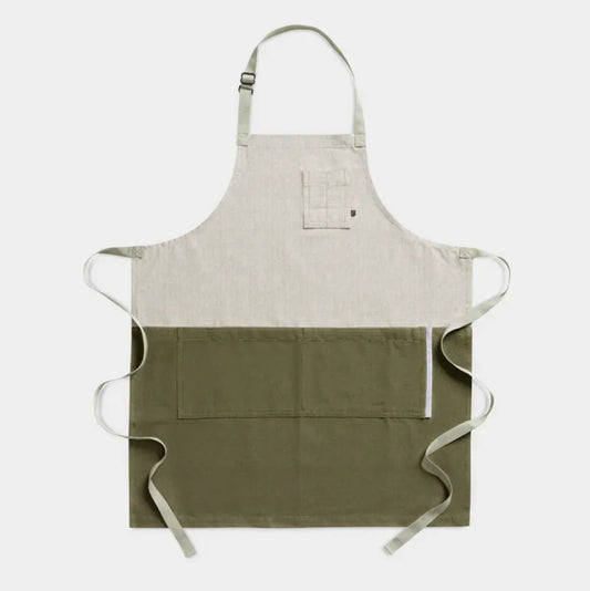 Restaurant Bar Cafe Chef Apron Cotton Canvas Aprons With 3 Pockets
