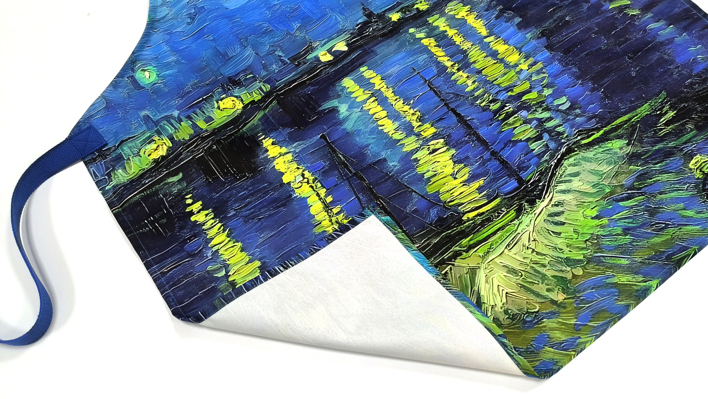 Original Starry Night cultural and creative apron