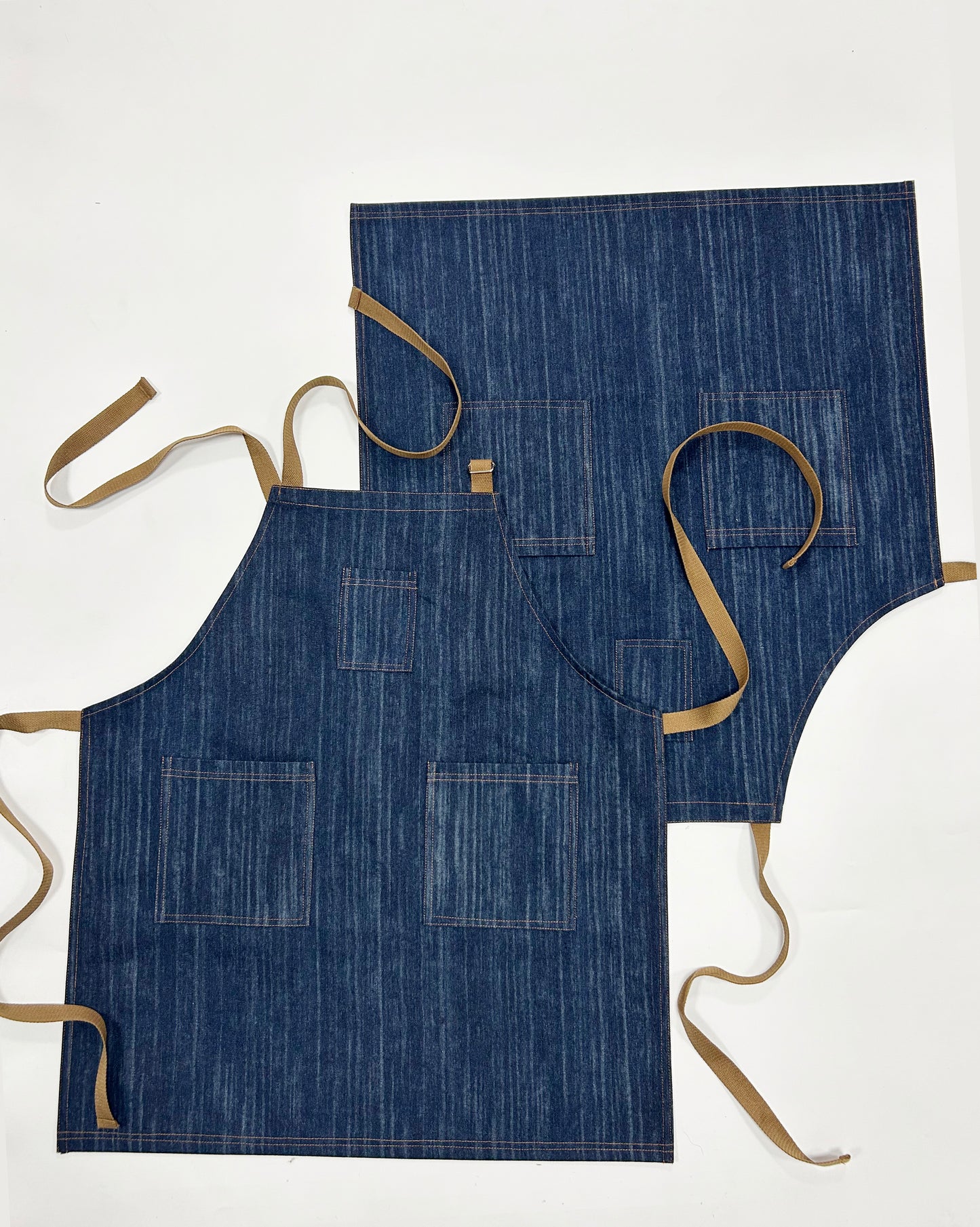 Custom Logo  Denim Apron for Adults