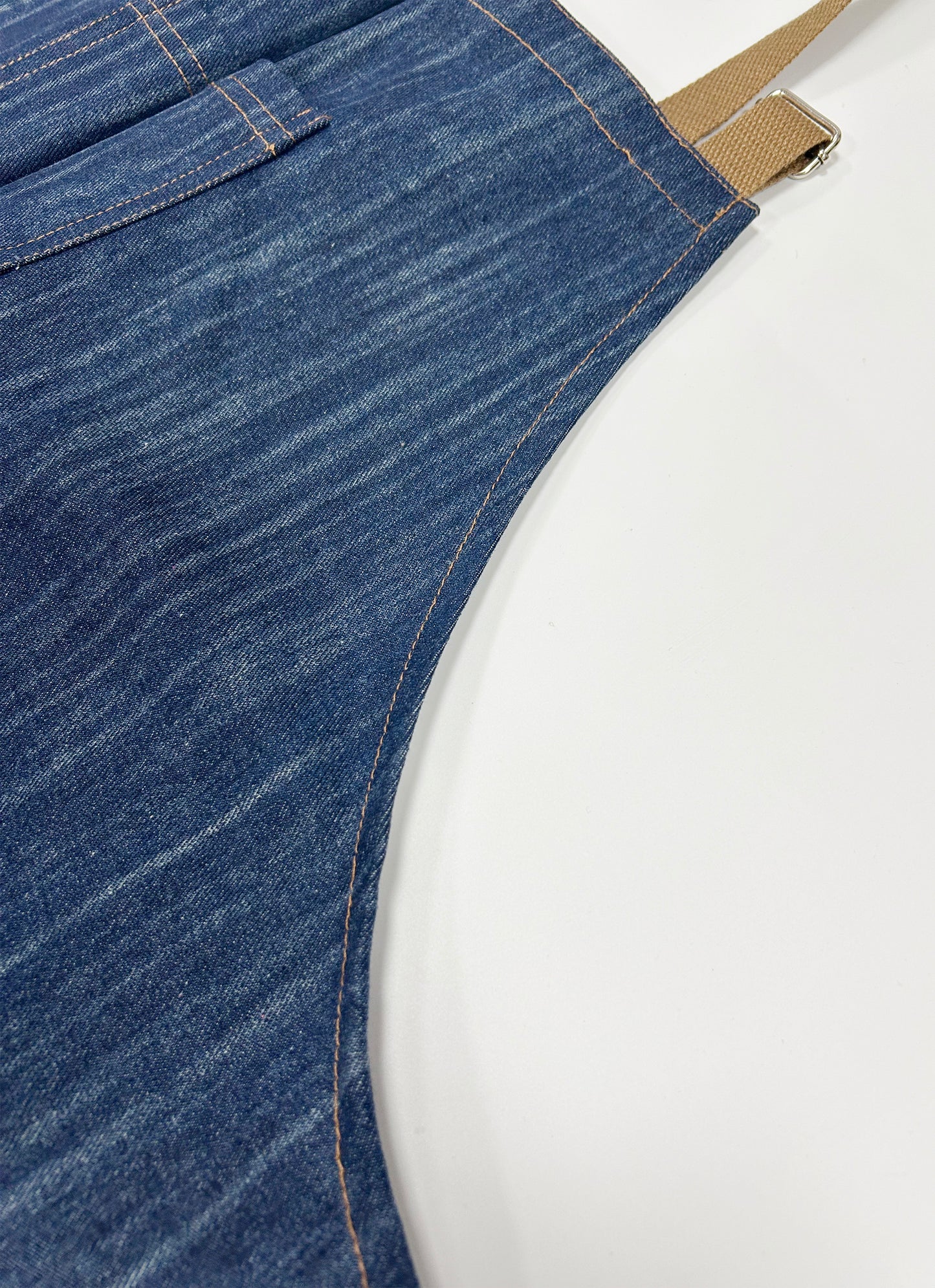 Custom Logo  Denim Apron for Adults