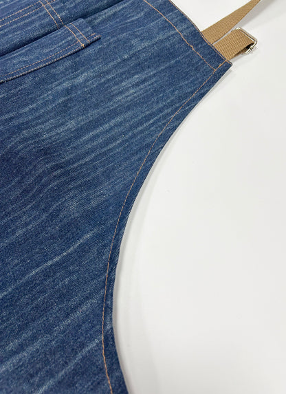 Custom Logo  Denim Apron for Adults