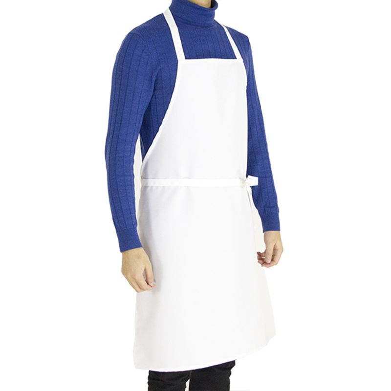 Basic Plain Bib Apron QS-PWN0037-kitchen textile,apron,oven mitt,pot holder,tea towel,hairdressing cape