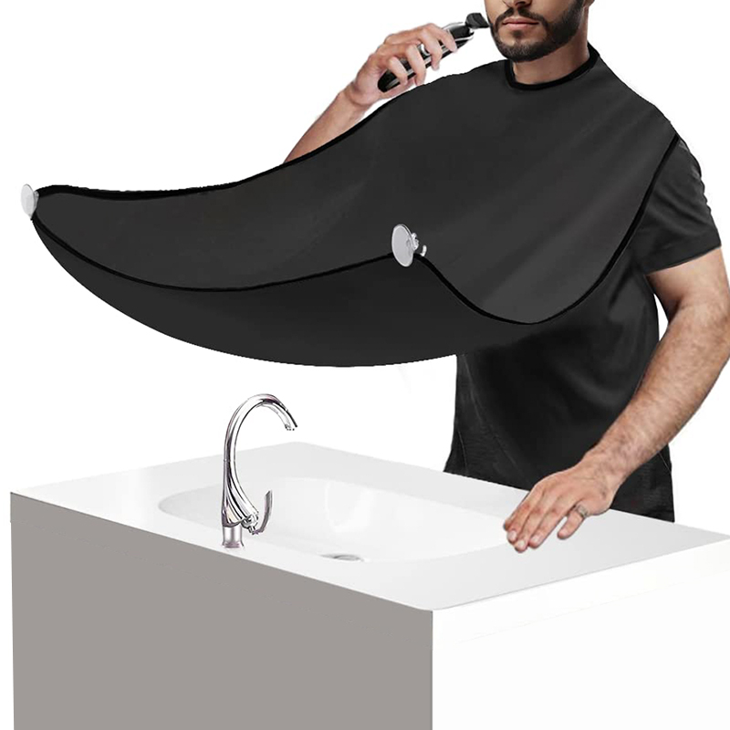 Men beard trimming shaving catcher bib apron QT-0026-EAPRON- Apron, Oven mitt, Pot holder, Tea towel, Table cloth