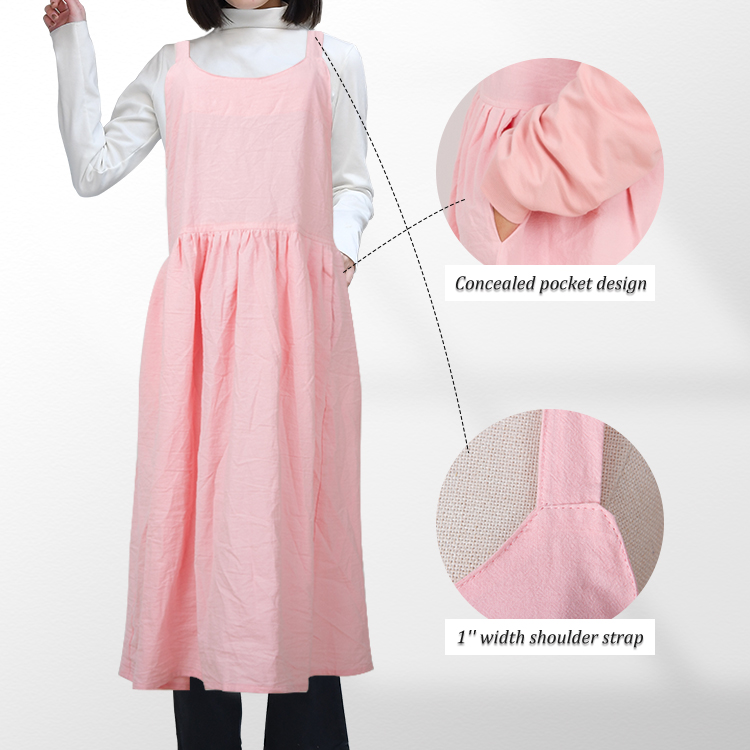 Pink Apron in Bulk-kitchen textile,apron,oven mitt,pot holder,tea towel,hairdressing cape