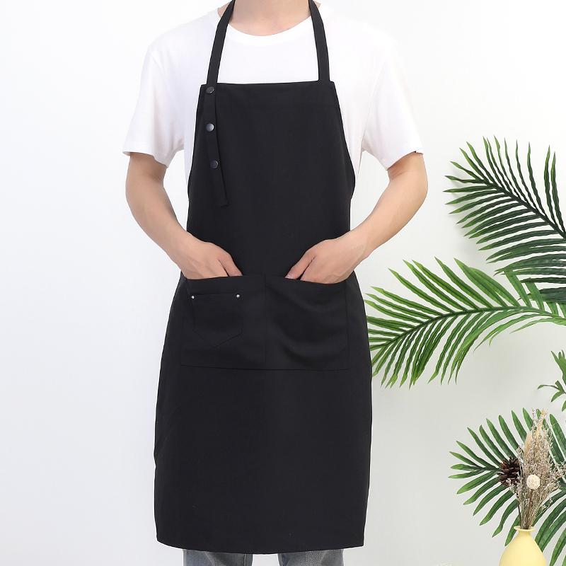 Bib Aprons With Pockets-kitchen textile,apron,oven mitt,pot holder,tea towel,hairdressing cape