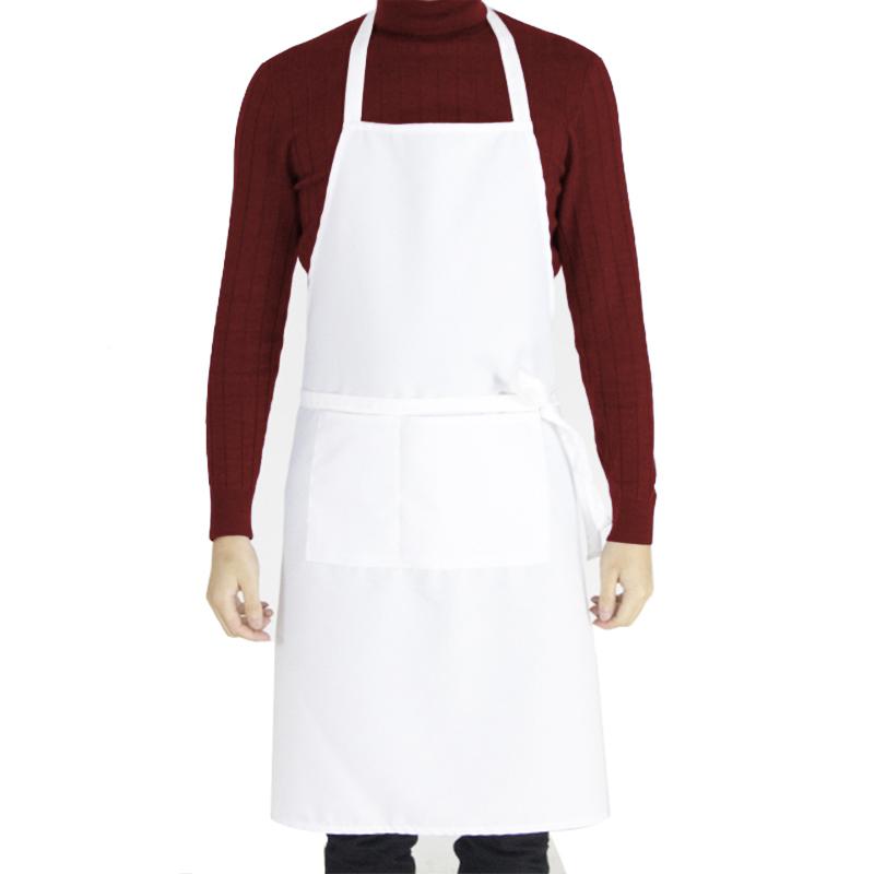 White Chef Bib Apron-EAPRON- Apron, Oven mitt, Pot holder, Tea towel, Table cloth