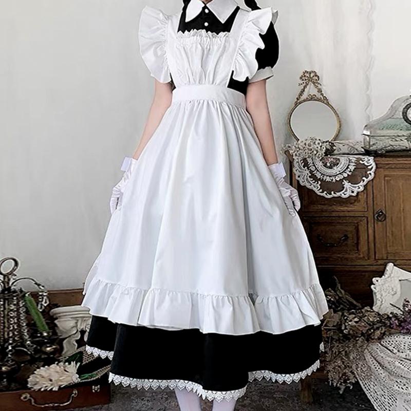 White Maid Aprons-EAPRON- Apron, Oven mitt, Pot holder, Tea towel, Table cloth