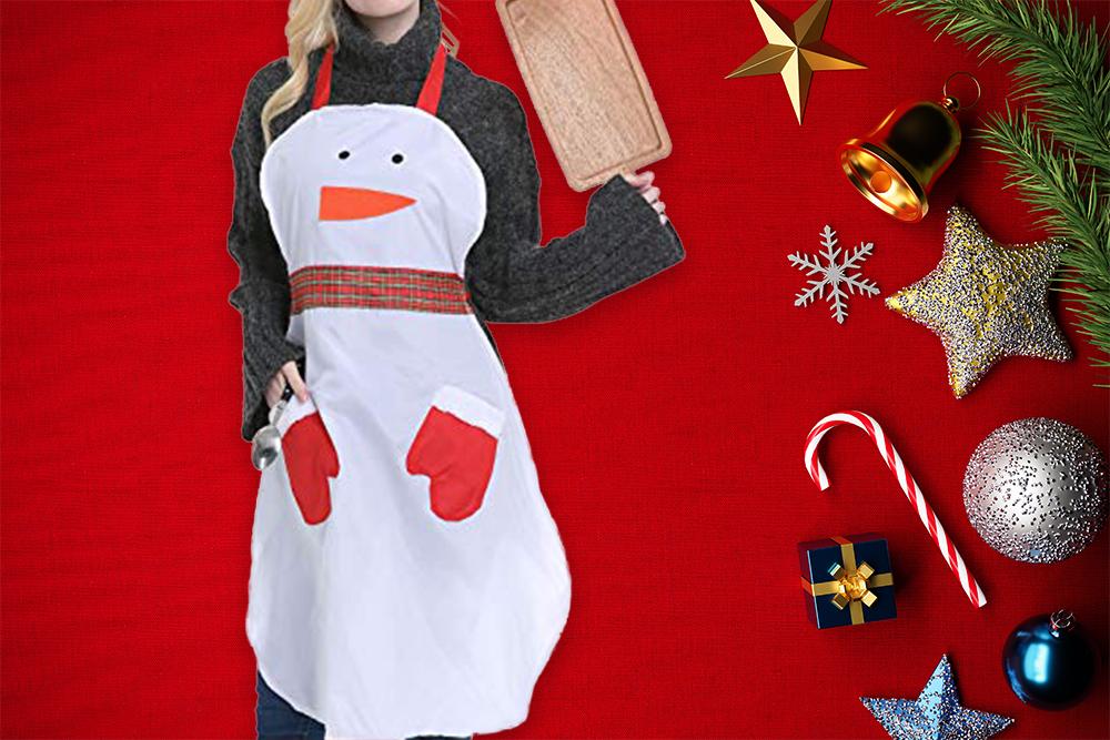 Cute Holiday Aprons-EAPRON- Apron, Oven mitt, Pot holder, Tea towel, Table cloth