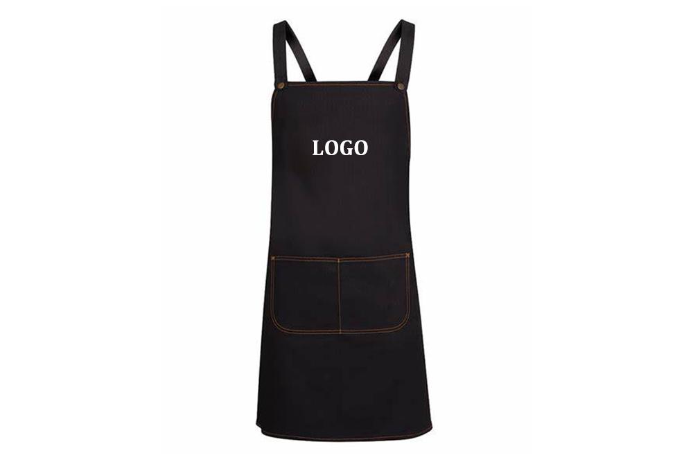 Black Bib Aprons with Pockets-kitchen textile,apron,oven mitt,pot holder,tea towel,hairdressing cape