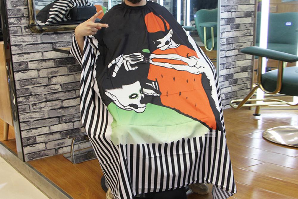 China Hairdressing Cape Vendor-EAPRON- Apron, Oven mitt, Pot holder, Tea towel, Table cloth