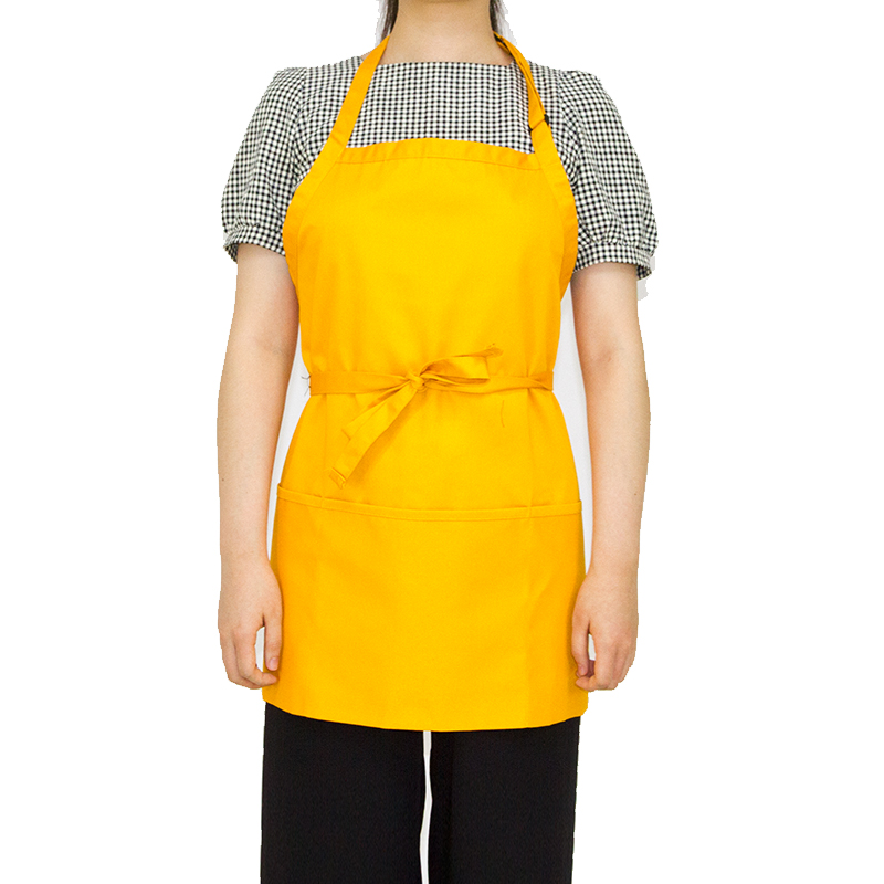 Polyester-cotton adjustable buckle customized Logo kitchen apron-EAPRON- Apron, Oven mitt, Pot holder, Tea towel, Table cloth